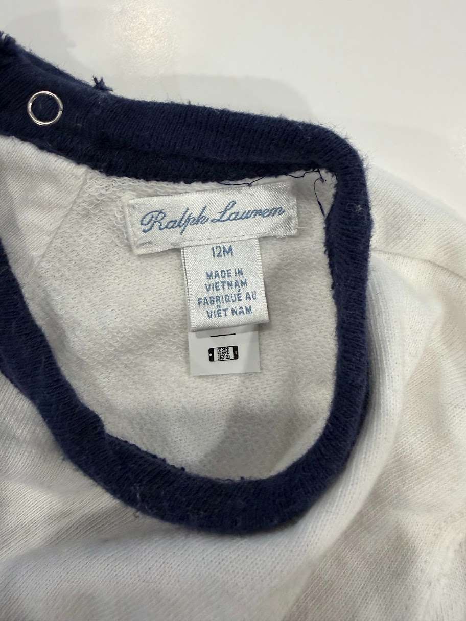 Polo Ralph Lauren Striped Sweatshirt 12m, Kids 12 Month (9-12M)