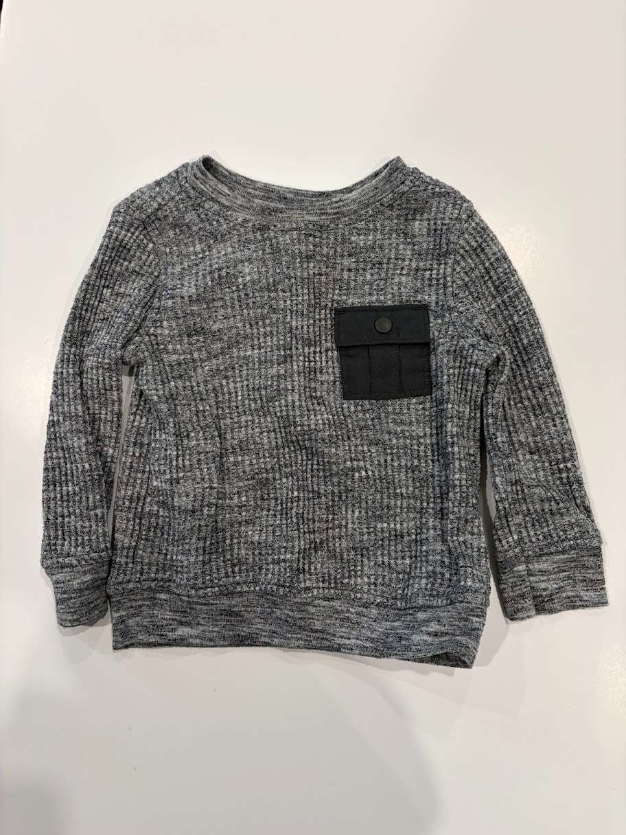 Old Navy Grey Sweatshirt 12-18m, Kids 18 Month (12-18M)
