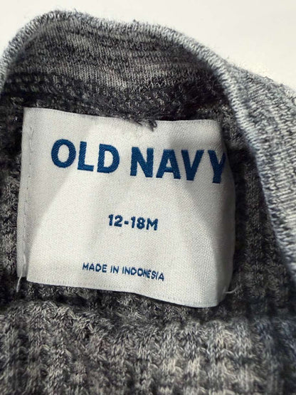 Old Navy Grey Sweatshirt 12-18m, Kids 18 Month (12-18M)