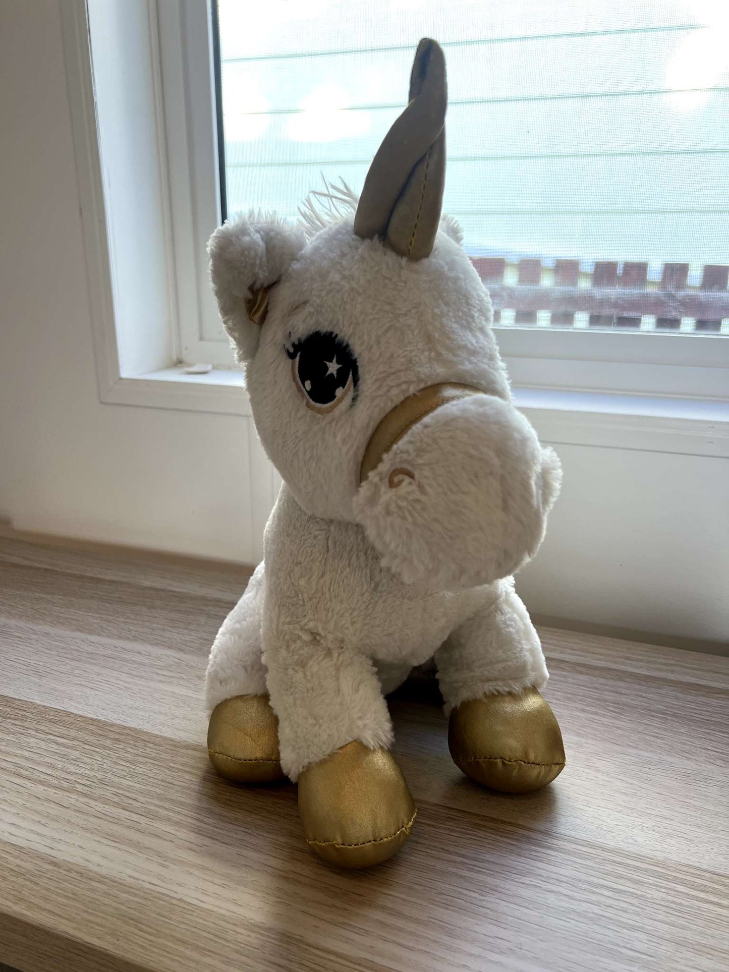 White Unicorn Plush Stuffed Animal