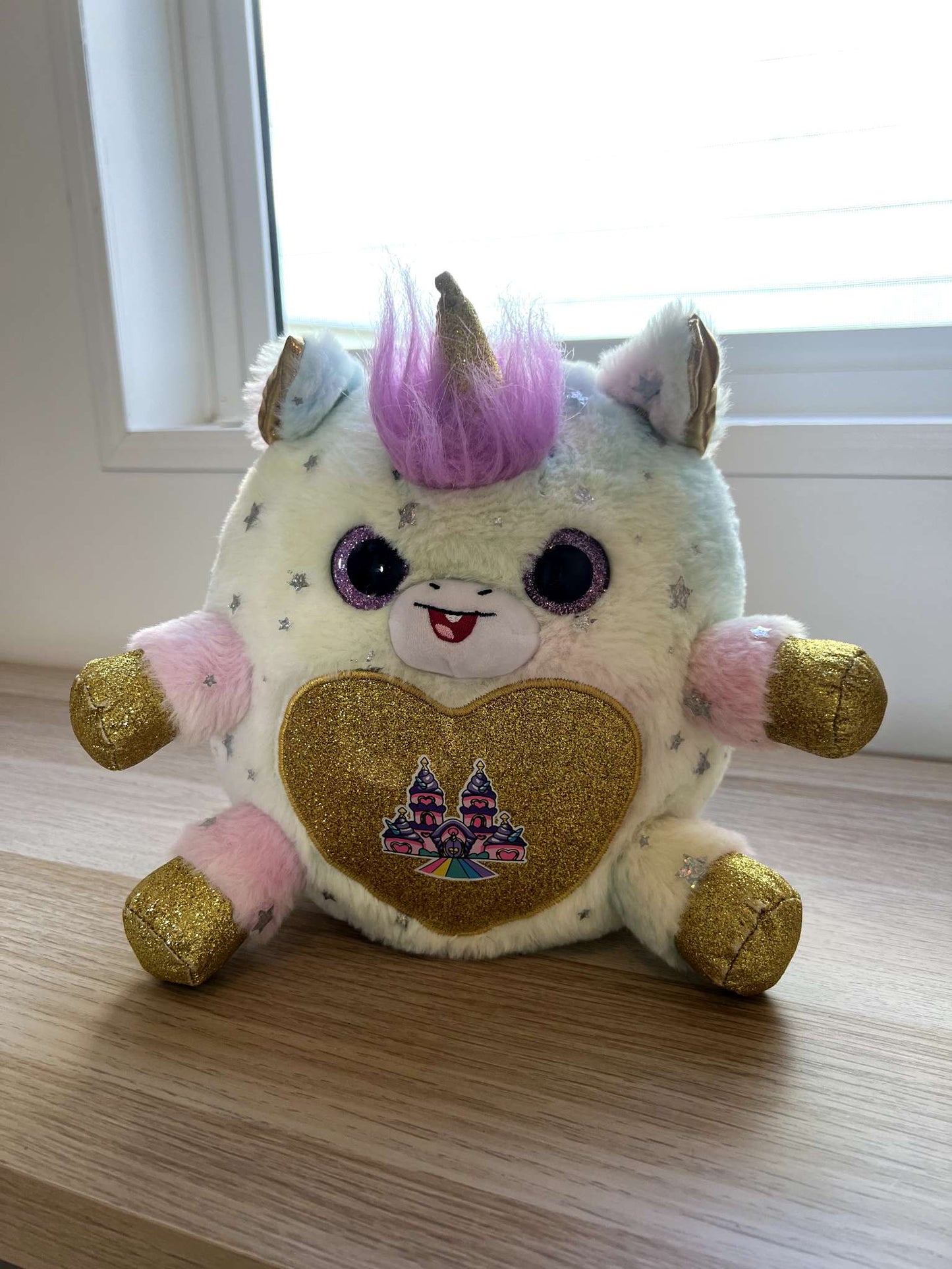 ZURU Rainbocorns Unicorn Plush – Sparkly Heart – Collectible