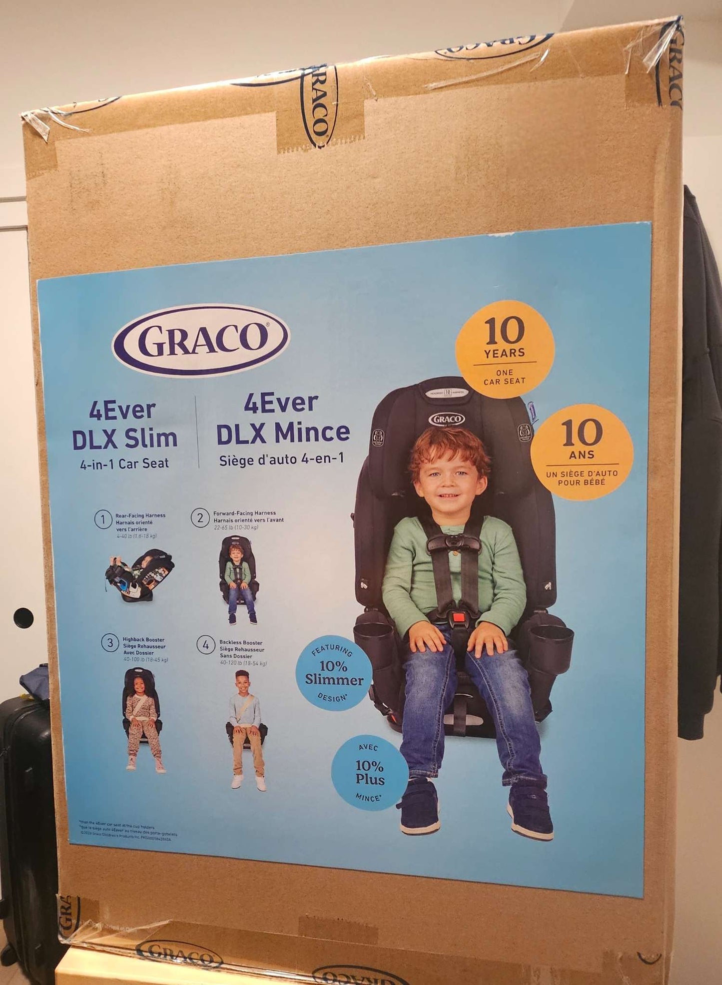Brand New Premium Graco 4Ever DLX Slim 4-in-1 Car Seat