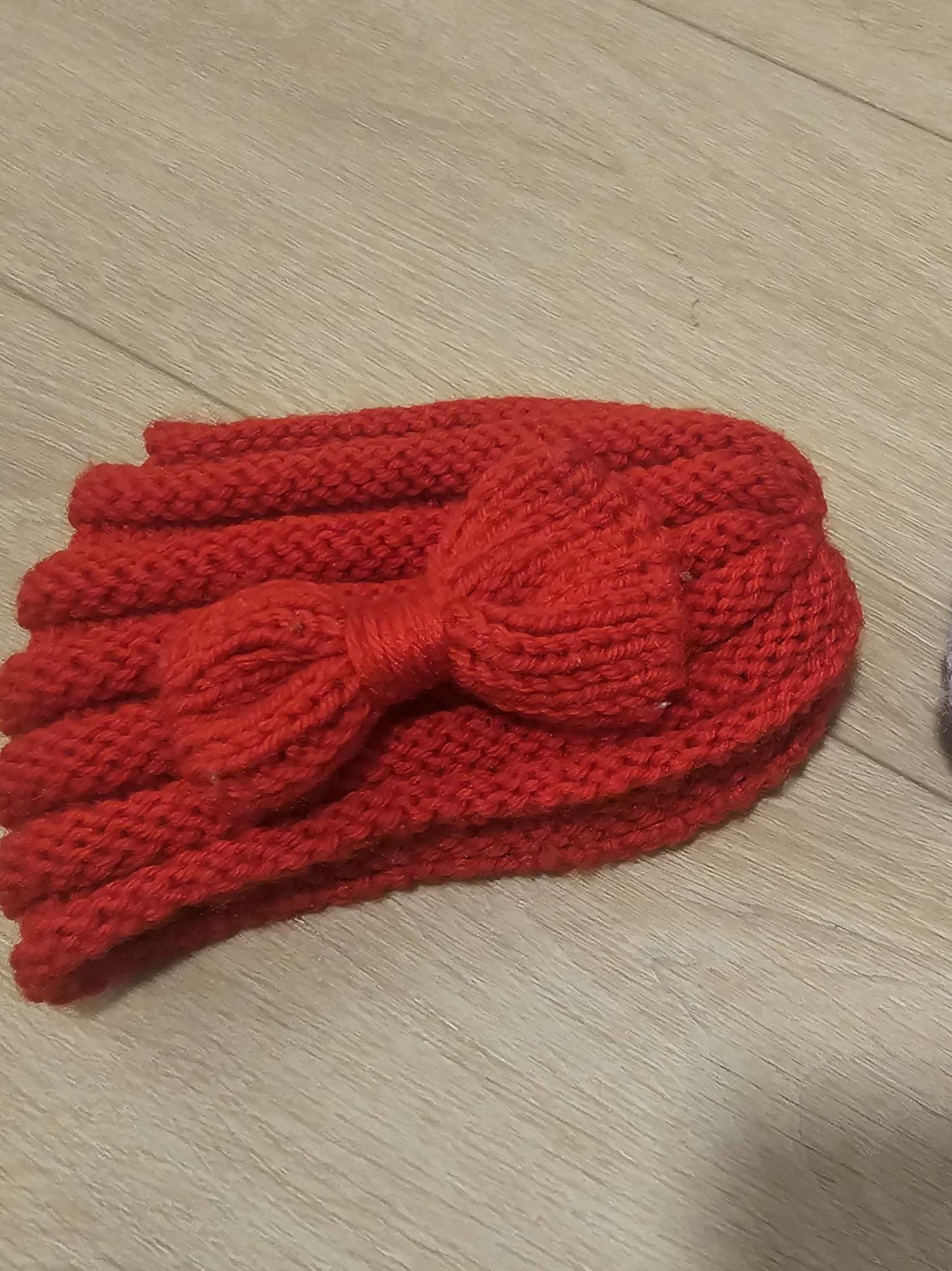Baby Autumn/Winter Bow Knitted Hats Two