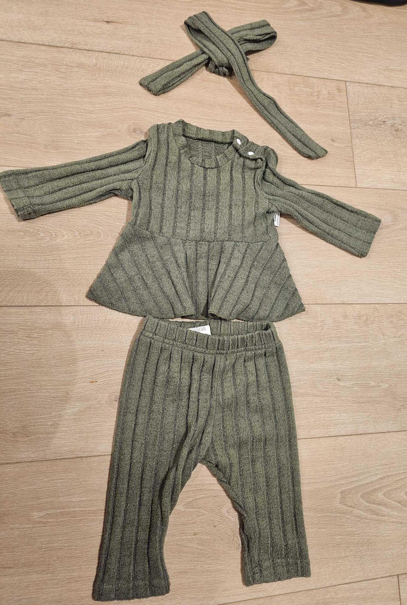 Baby Girl Long Sleeve Ruffle Top And Pants set, Kids 6 Month (3-6M)