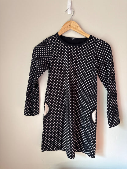 Peekaboo Beans kids dress, Kids 7 & 8 (small)