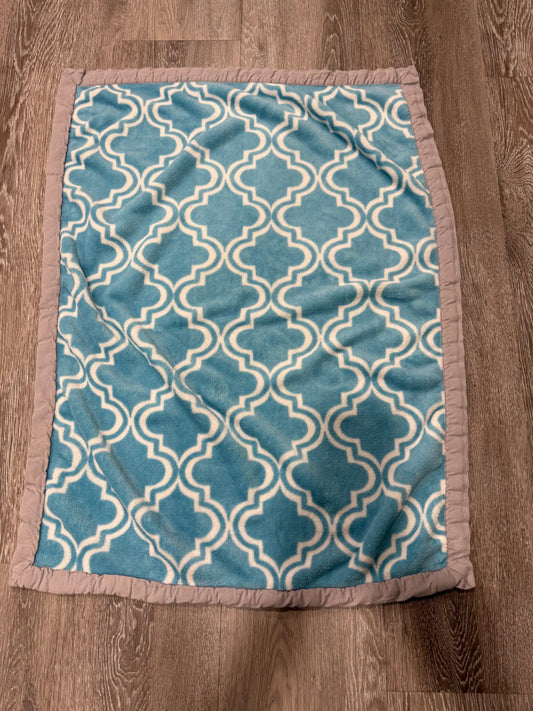 Blue and White Baby Blanket