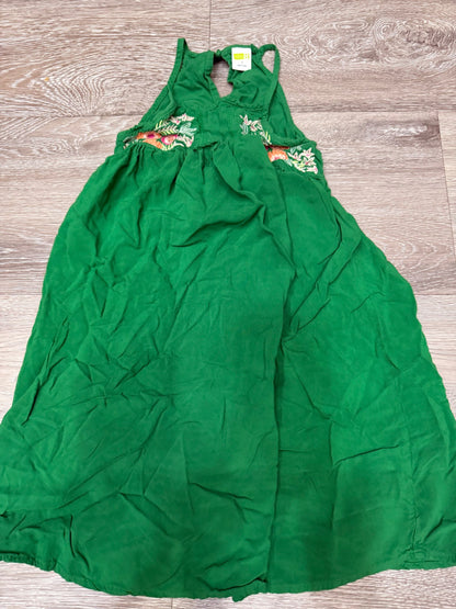 Crazy 8 green summer dress, Kids 7 & 8 (small)
