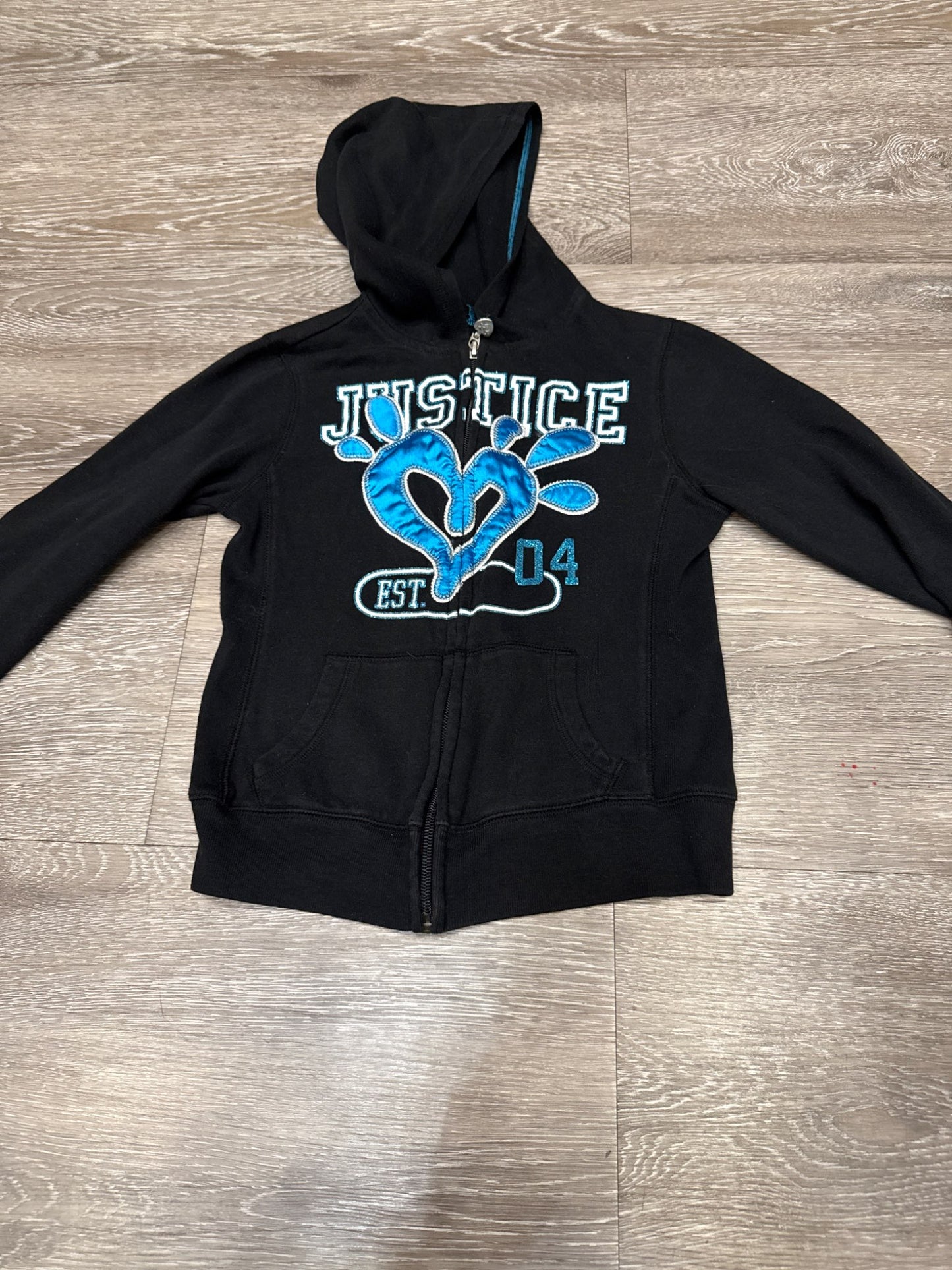 Justice Hoodie Size 7, Kids 7 & 8 (small)