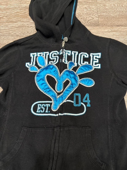 Justice Hoodie Size 7, Kids 7 & 8 (small)