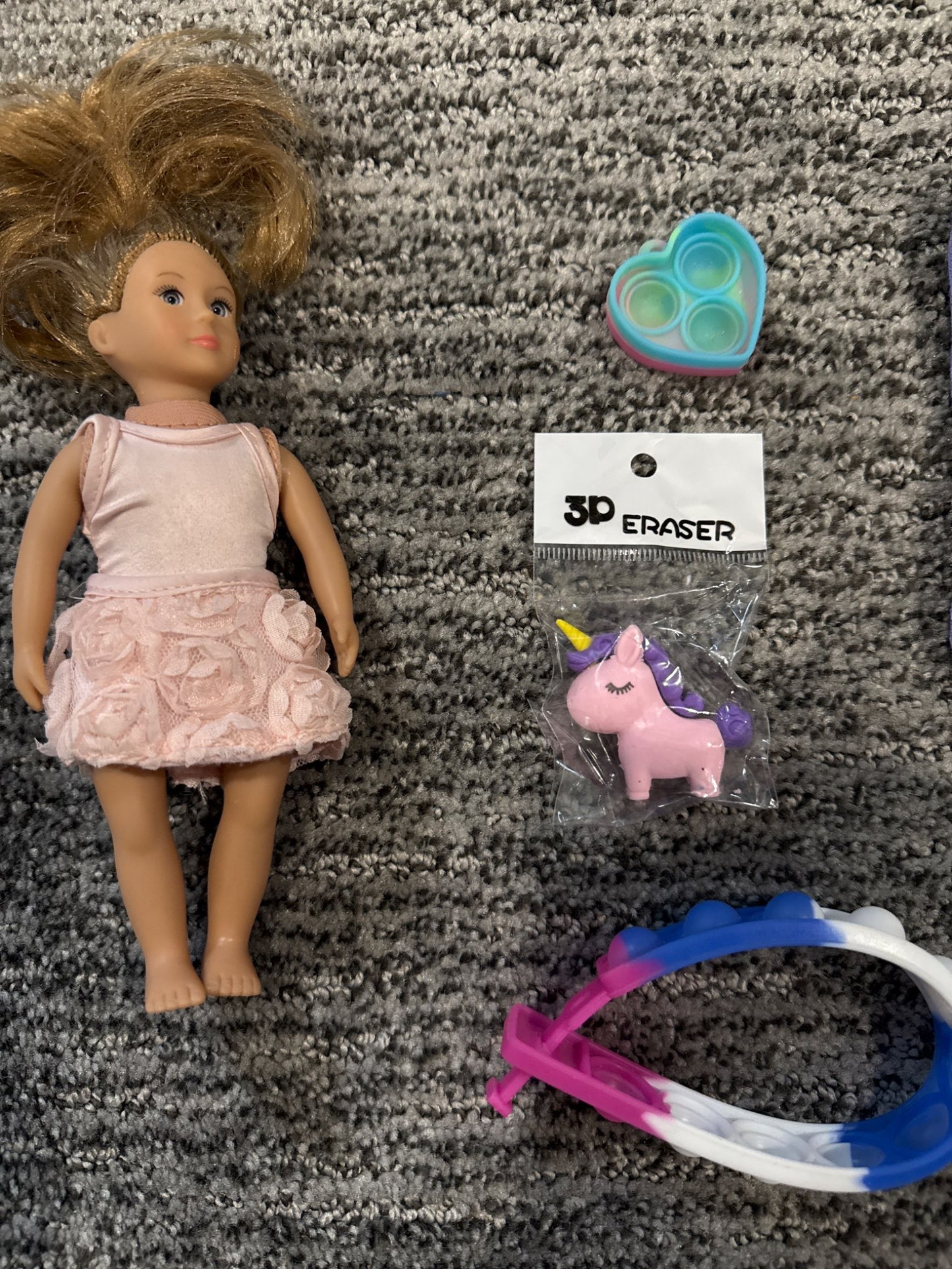 Girls Assorted toy bundle with pretty doll and Magic Mixies socks