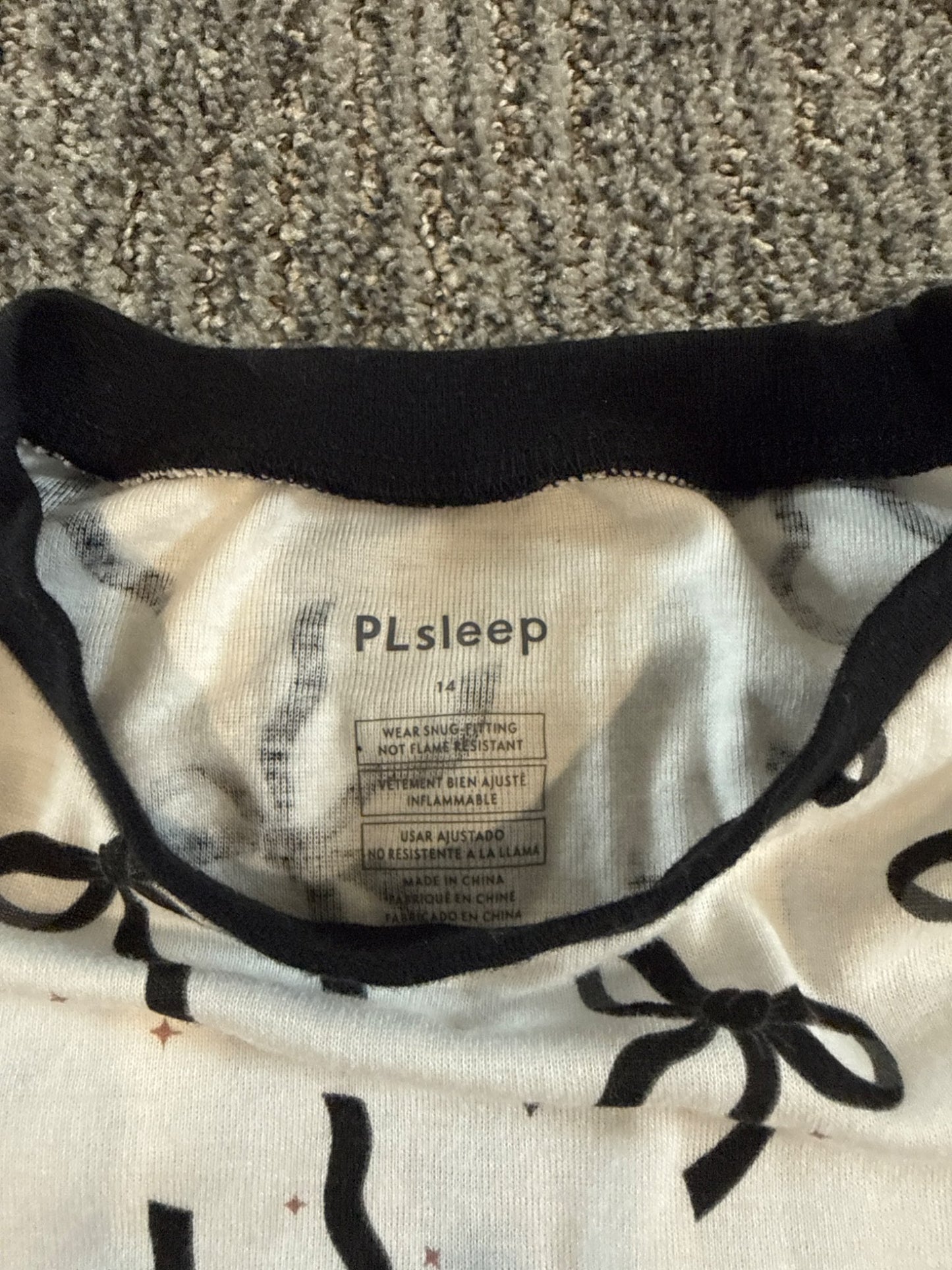 PJ Size 14 Teens Pajama Sleep top, Kids 14