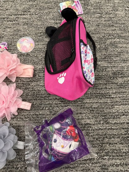 My little girl- head bands, assorted toys and toy pet holder