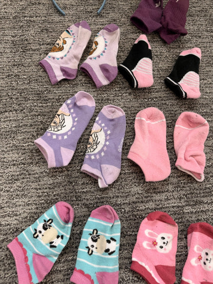 Nine sock set with cat ears