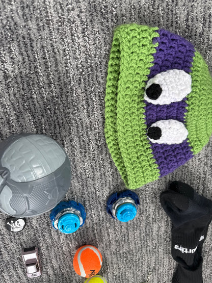 Boys assorted craft and toys set including Beyblades and Nerf Dog balls