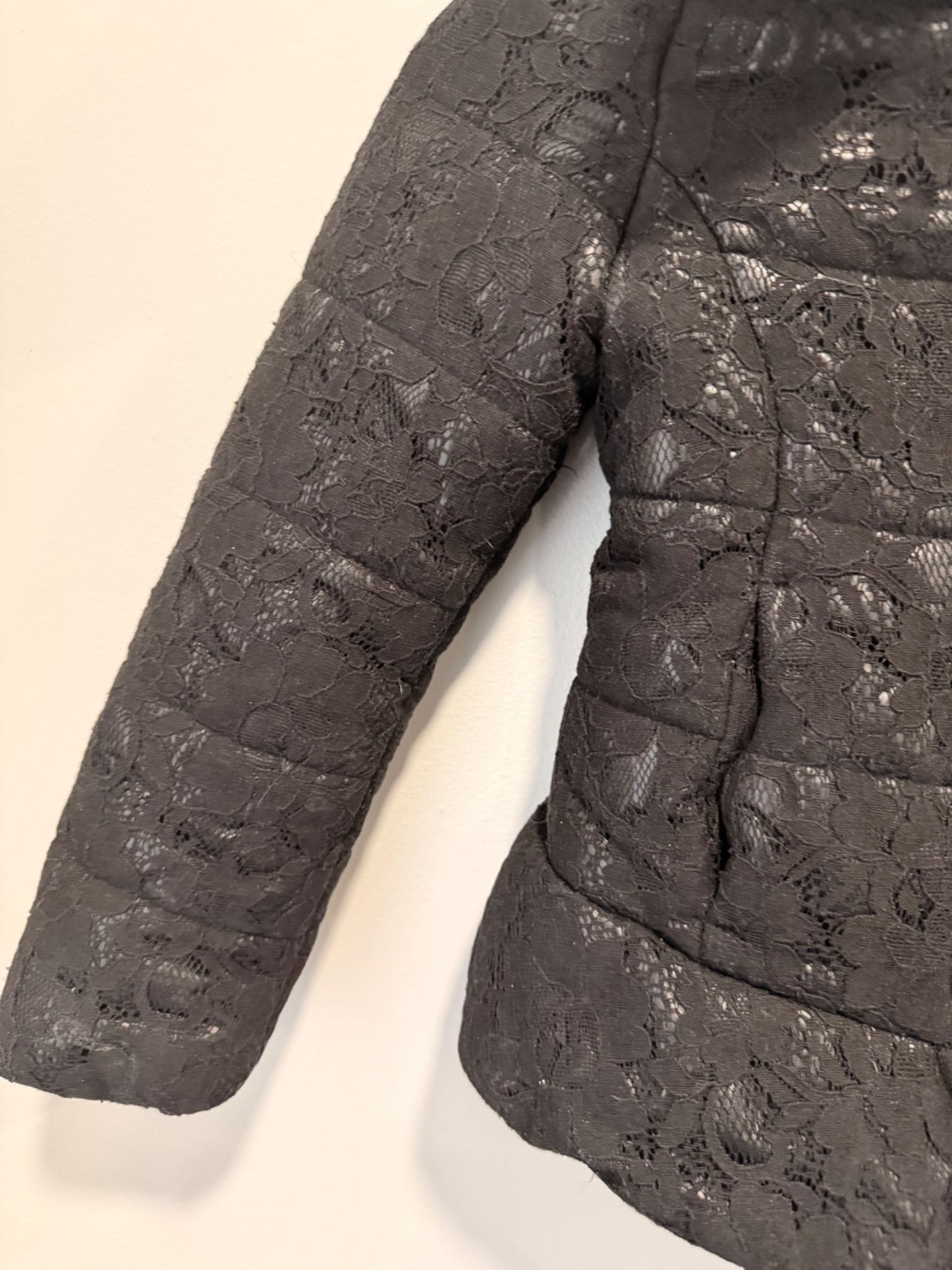 Girls Sisley Lace Insulated Jacket (Size S 6-7 years) MSRP over $125, Kids 6/6X