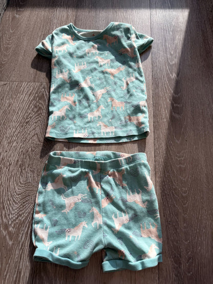 Size 4 Joe Fresh Pajama Short Set bundle of four, Kids 4/4T