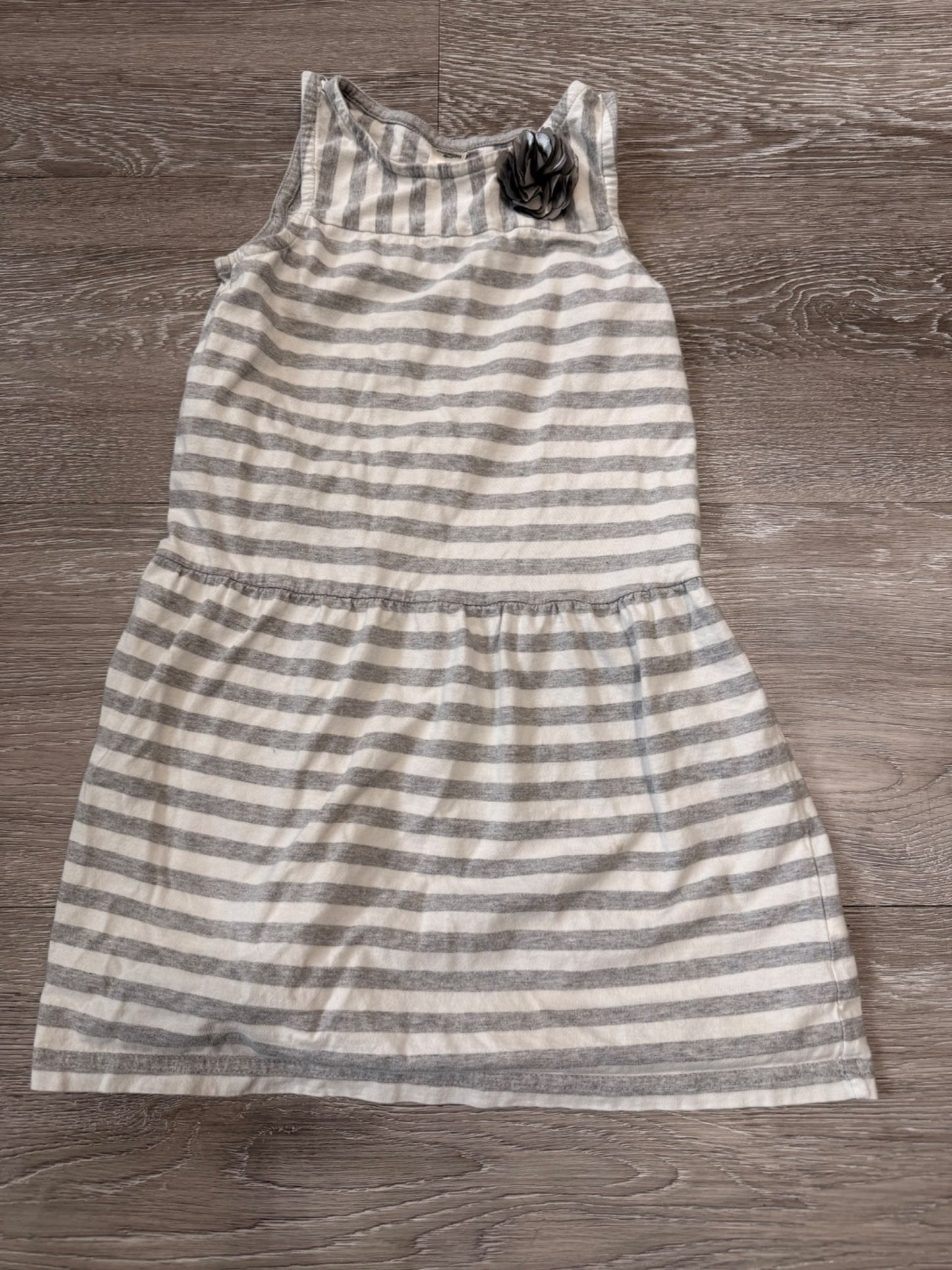 Girls Striped Osh Kosh dress with flower, Kids 7