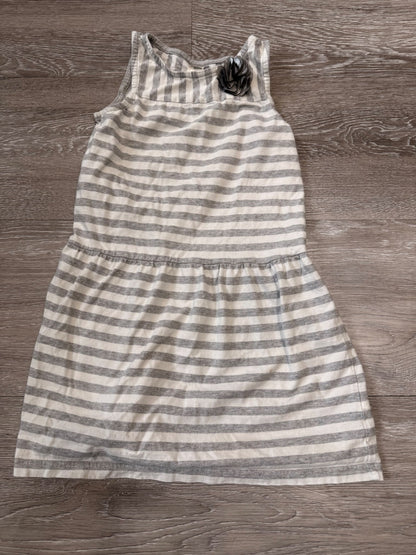 Girls Striped Osh Kosh dress with flower, Kids 7