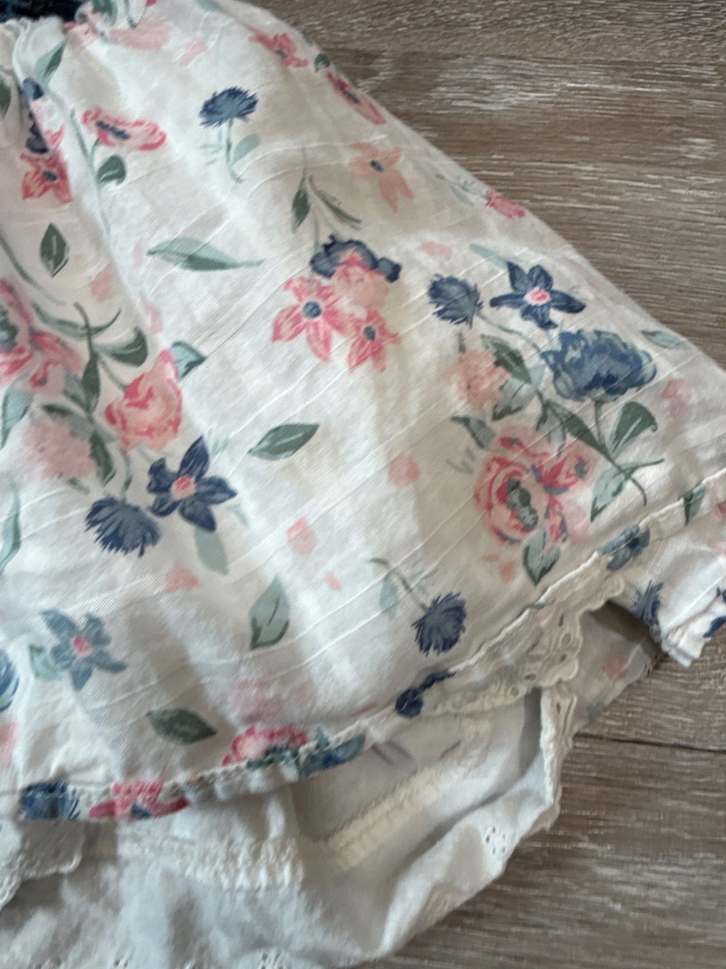 Girls Osh Kosh Floral and Denim dress, Kids 5/5T