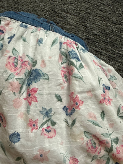 Girls Osh Kosh Floral and Denim dress, Kids 5/5T