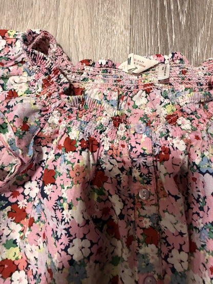 H & M floral top- Size 6-7A, Kids 6/6X