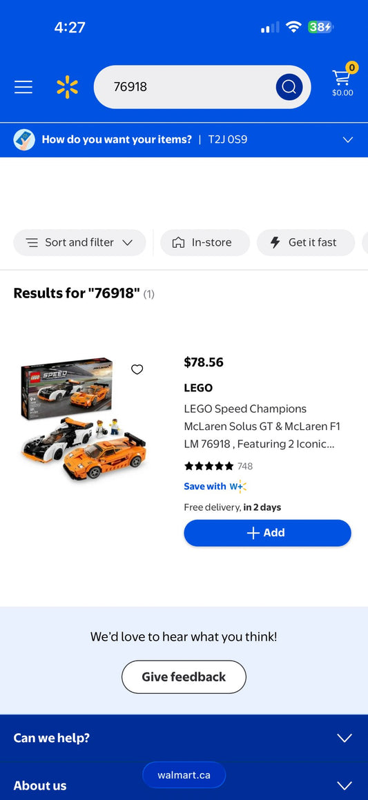Lego Maclaren set 76918
