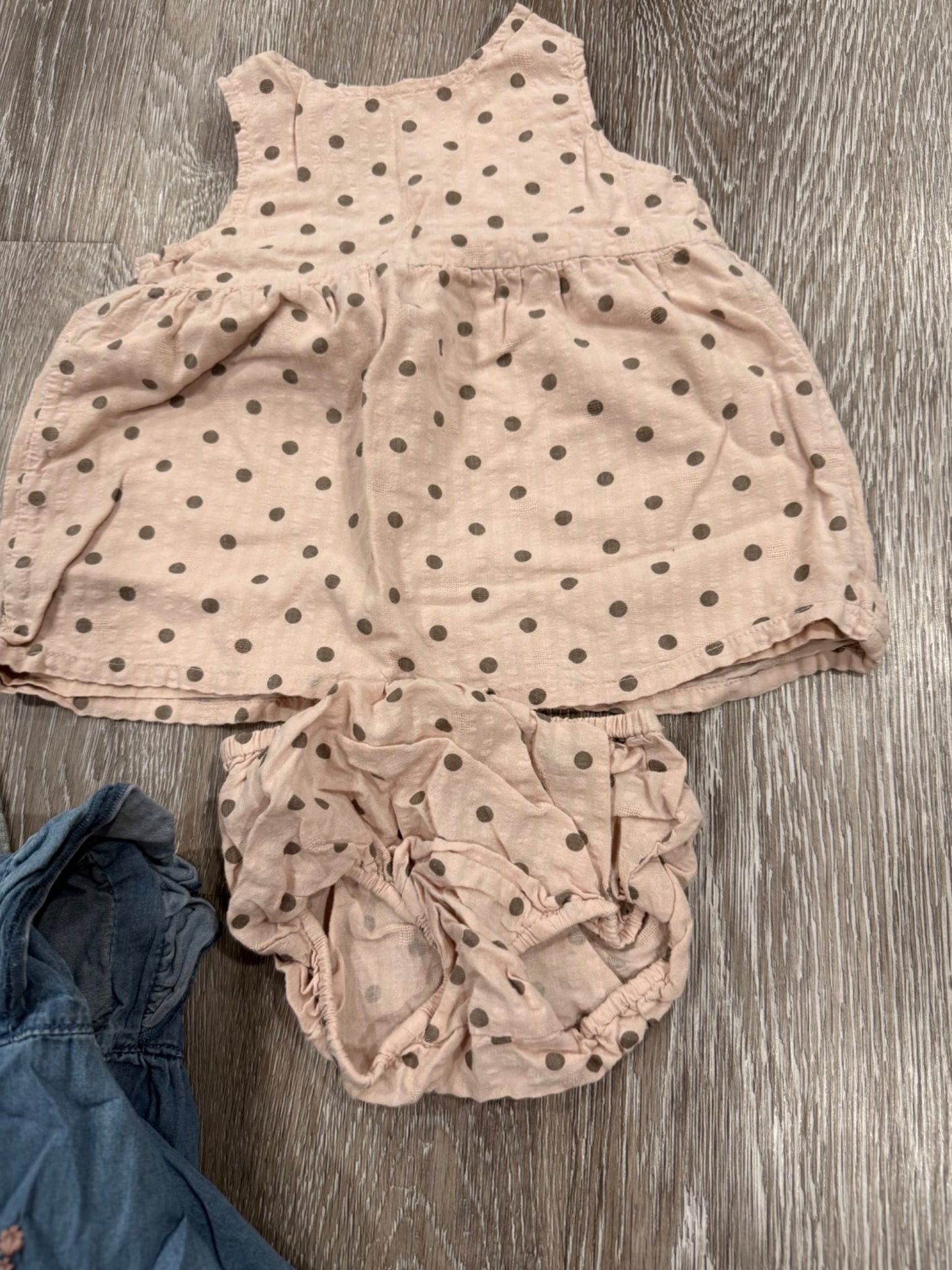 Zara 6-9 month girls bundle with pants and dress with bloomers sets, Kids 9 Month (6-9M)