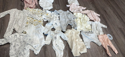 Newborn onesies and pants by John Lewis and Partners, Kids Newborn