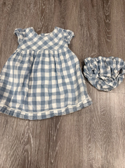 Checked dress with bloomers, Kids 12 Month (9-12M)
