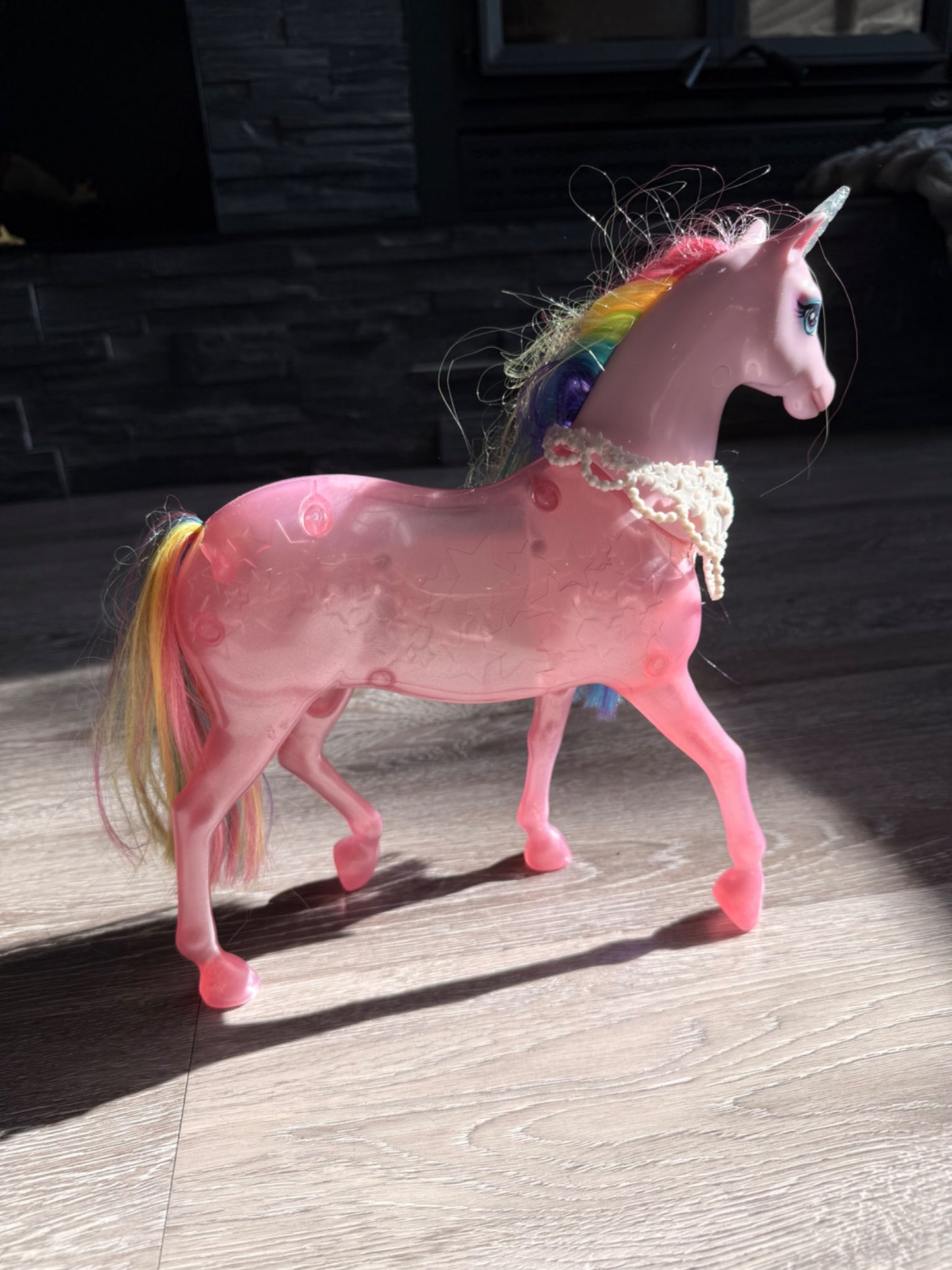 Barbie Mattel Rainbow mane horse