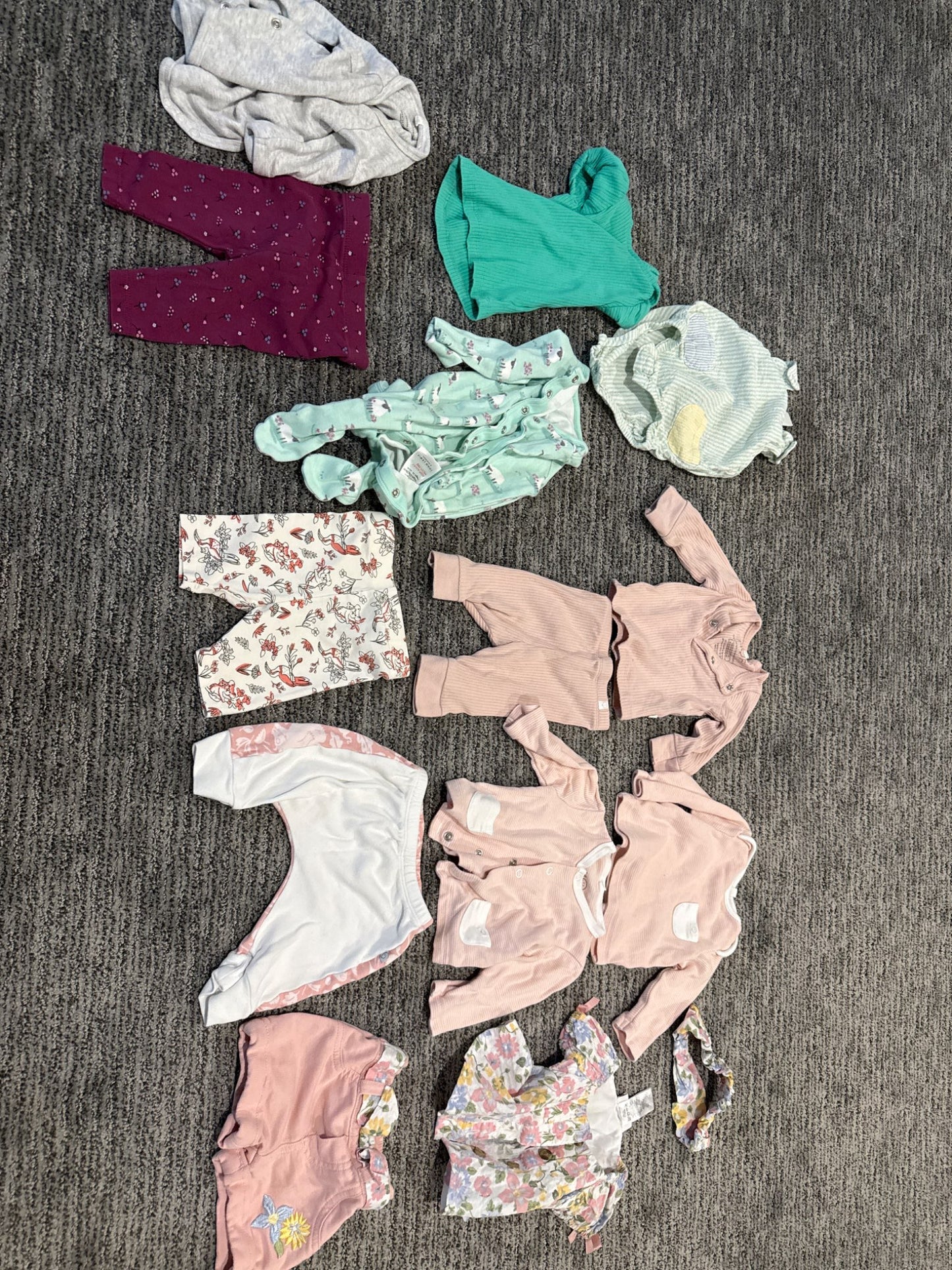 0-3 months girls mixed bundle, Kids 3 Month (0-3M)