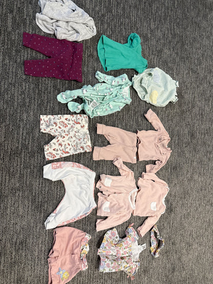 0-3 months girls mixed bundle, Kids 3 Month (0-3M)