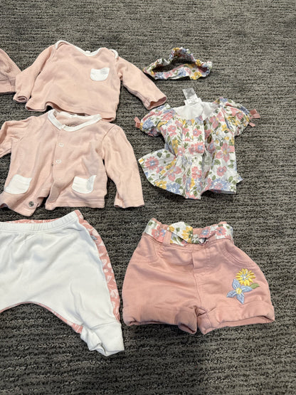 0-3 months girls mixed bundle, Kids 3 Month (0-3M)