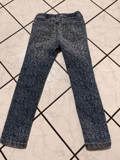 Osh Kosh floral sparkled denim size 6, Kids 6/6X