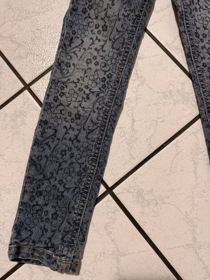 Osh Kosh floral sparkled denim size 6, Kids 6/6X