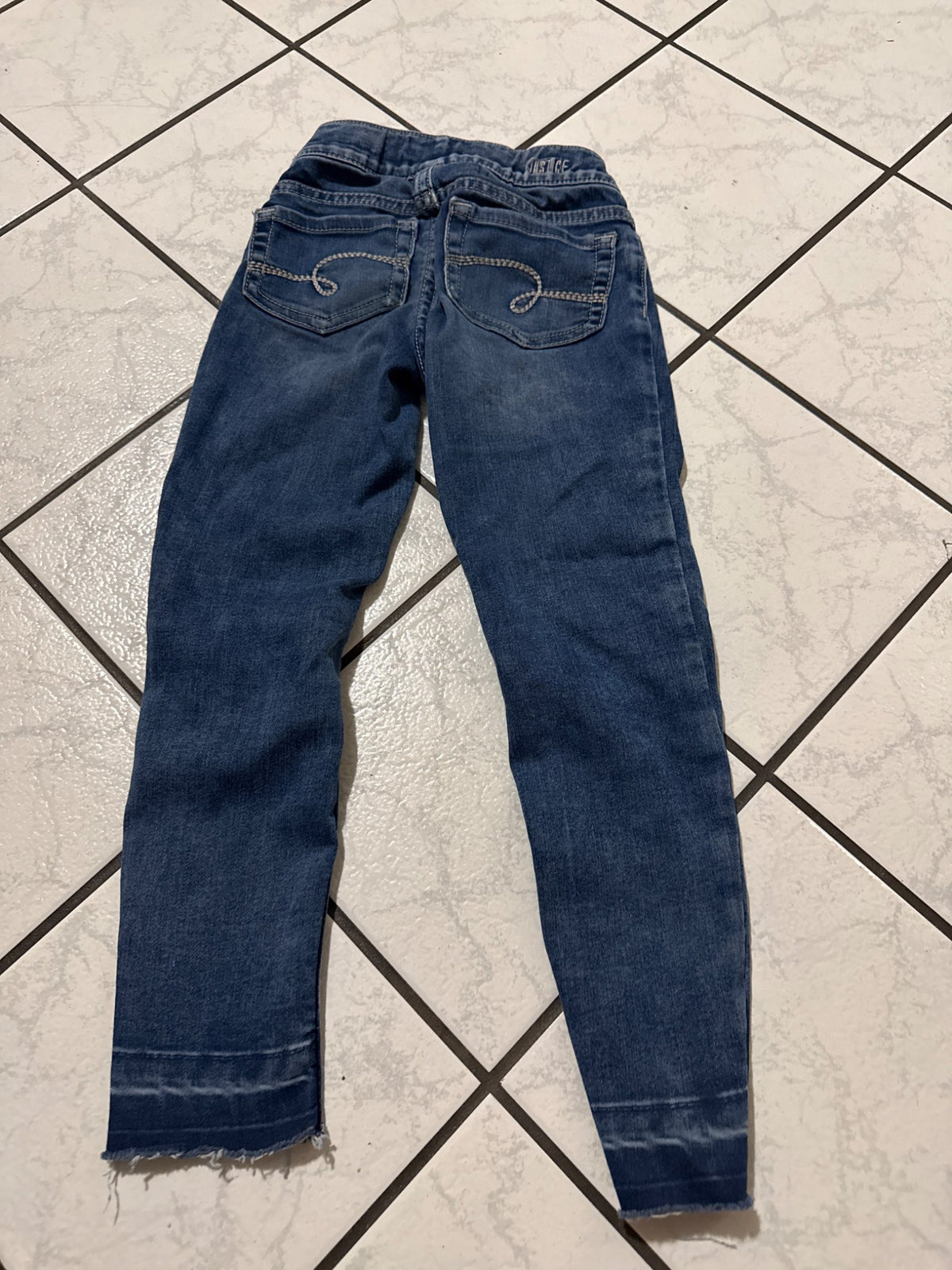 Girls Justice Size 6 Slim jean legging, Kids 6/6X