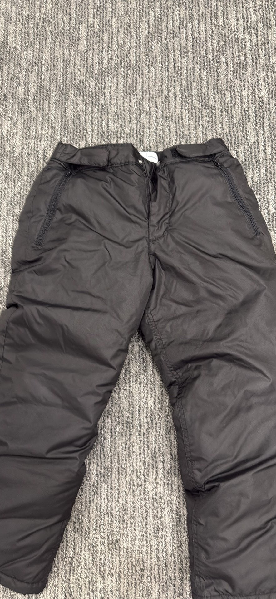 Old Navy Black Unisex Snowpants Size 8 (pant style), Kids 8