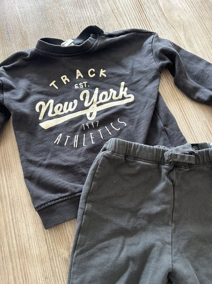 Dark grey sweatsuit, Kids 18 Month (12-18M)