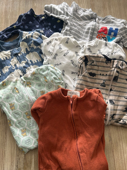 Pj onesie lot, Kids 3 Month (0-3M)