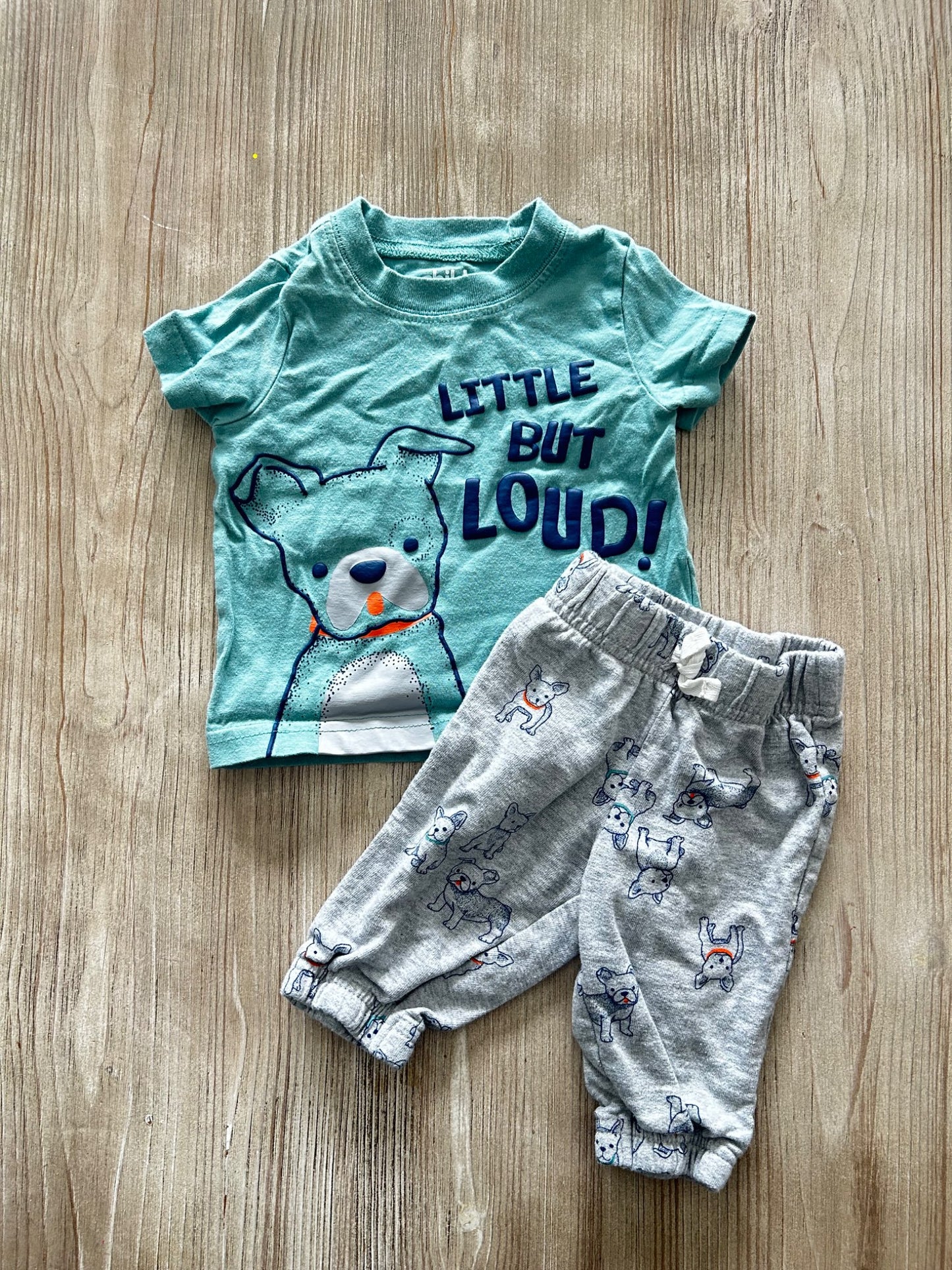 French bulldog outfit , Kids 3 Month (0-3M)