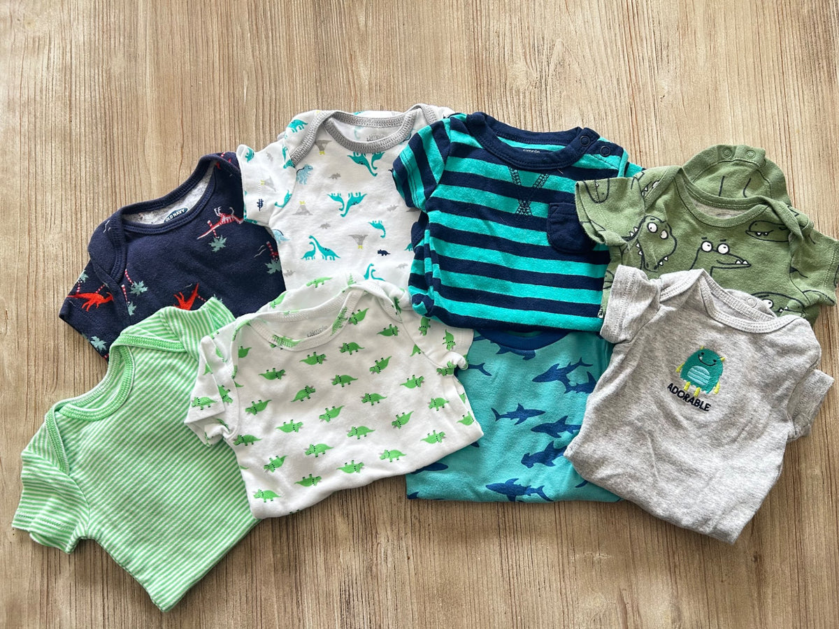 Tshirt Onesie Bundle, Kids 3 Month (0-3M)