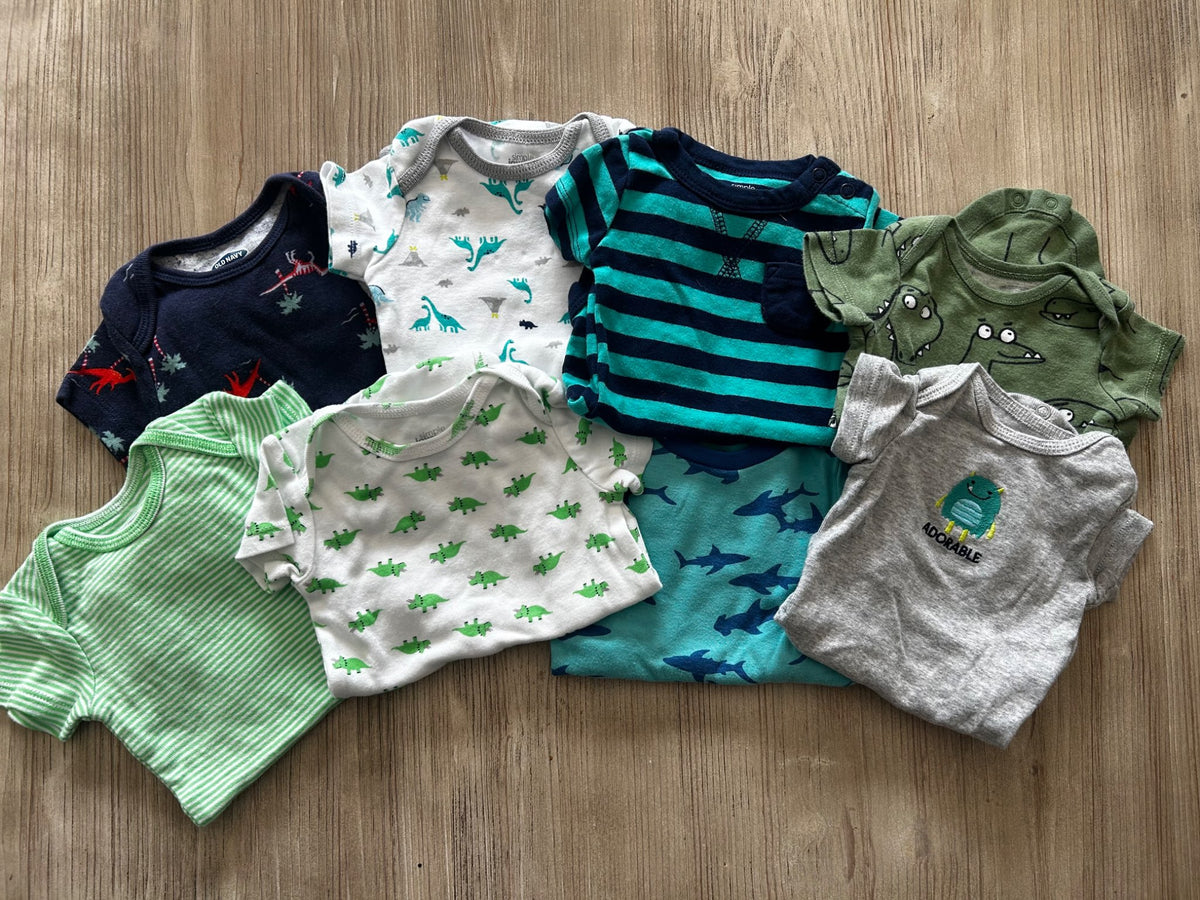 Tshirt Onesie Bundle, Kids 3 Month (0-3M)