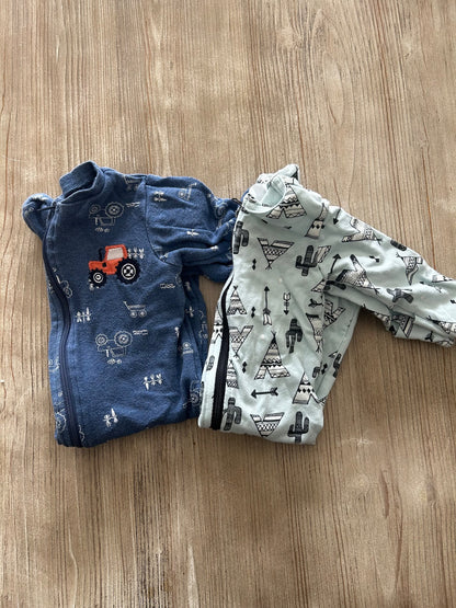 Two pairs of pjs, Kids 3 Month (0-3M)