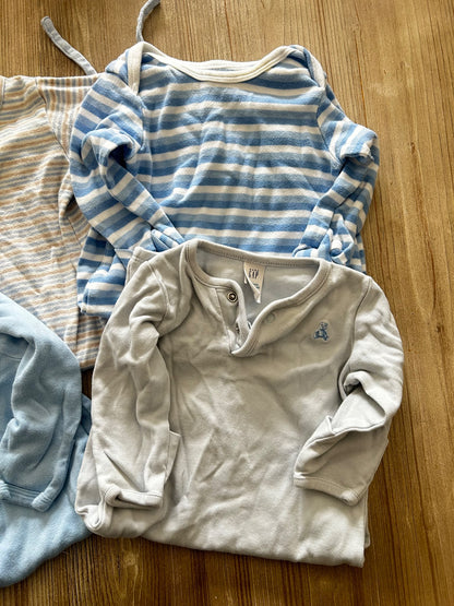 Newborn sleep pjs with tie bottom, Kids Newborn
