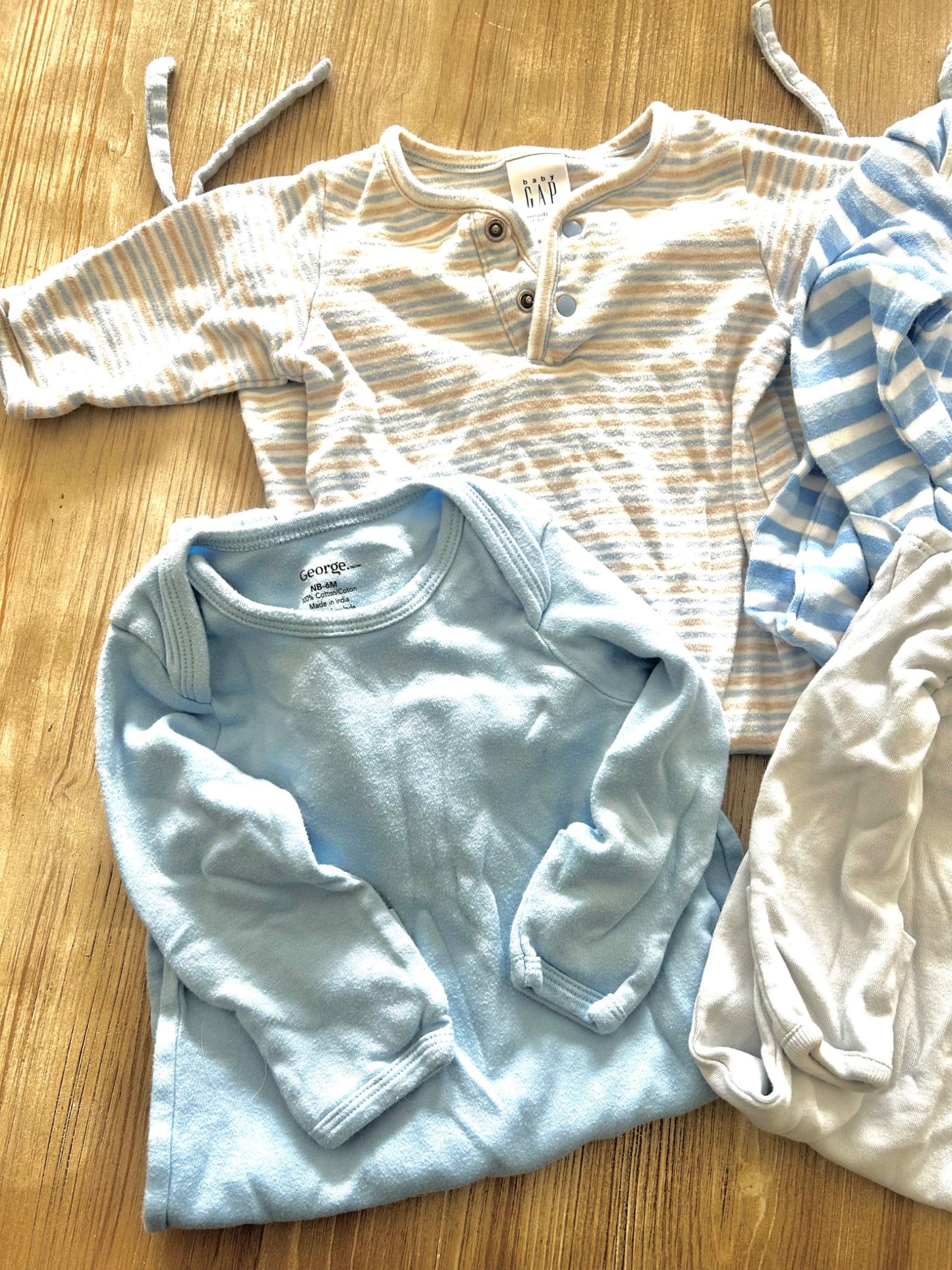 Newborn sleep pjs with tie bottom, Kids Newborn