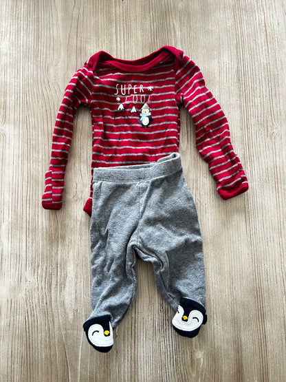 Penguin two piece outfit, Kids Newborn