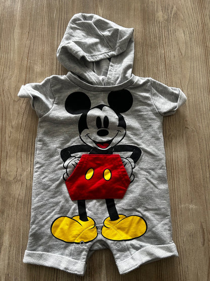 Mickey Mouse hooded Onesie, Kids 3 Month (0-3M)