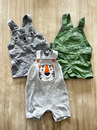 Three piece overall bundle, Kids 3 Month (0-3M)