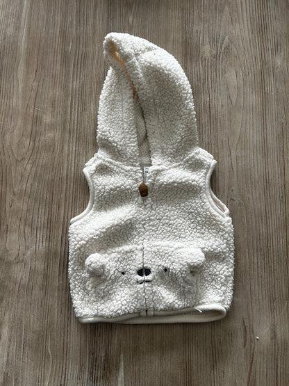 Fleecy bear vest, Kids 3 Month (0-3M)