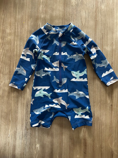Shark 6-12 m bathing suit, Kids 12 Month (9-12M)